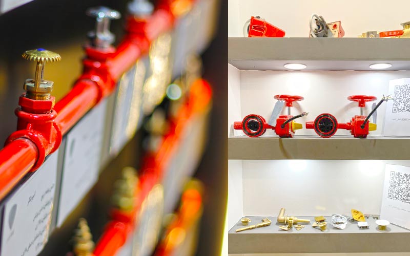 خرید تجهیزات اطفاء حریق ایمن آتش الماس در نمایشگاه صنعت ساختمان